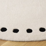 Safavieh Metro 6'-0" x 6'-0" Rug in Ivory / Black