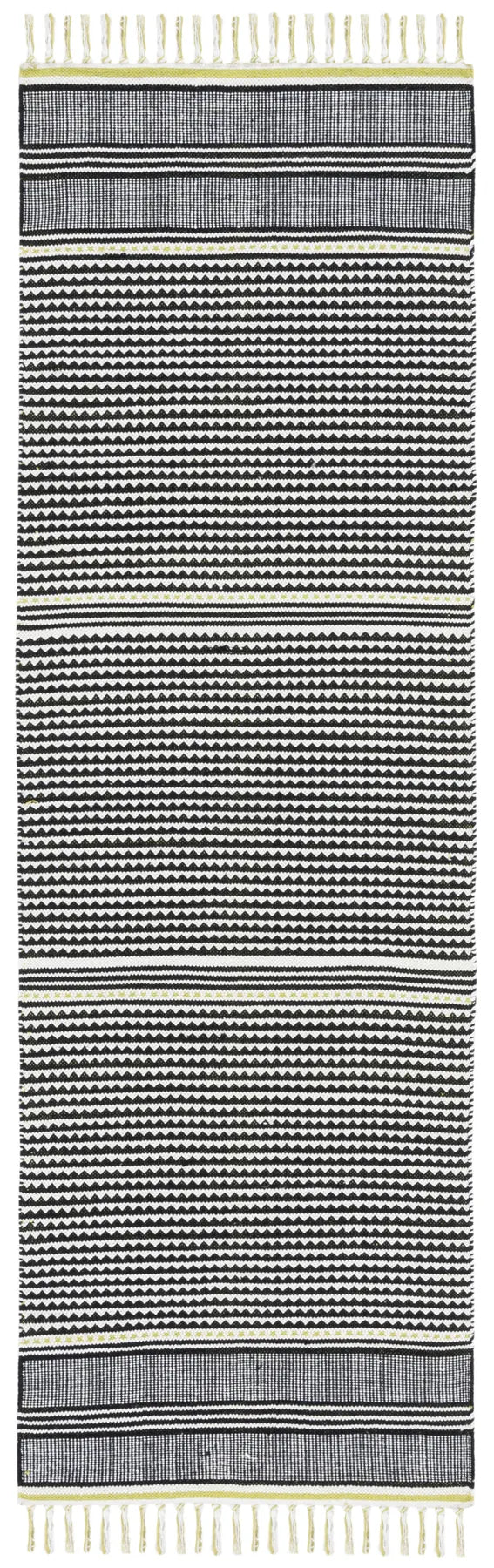 Safavieh Montauk 2'-3" x 7'-0" Rug in Lime / Multi