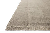 Loloi Sigrid SIG-02 Ash / Ivory Rug - rug corner