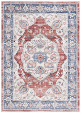 Safavieh Luna 4'-5" x 6'-5" Rug in Beige / Blue Rust