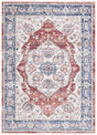 Safavieh Luna 4'-5" x 6'-5" Rug in Beige / Blue Rust