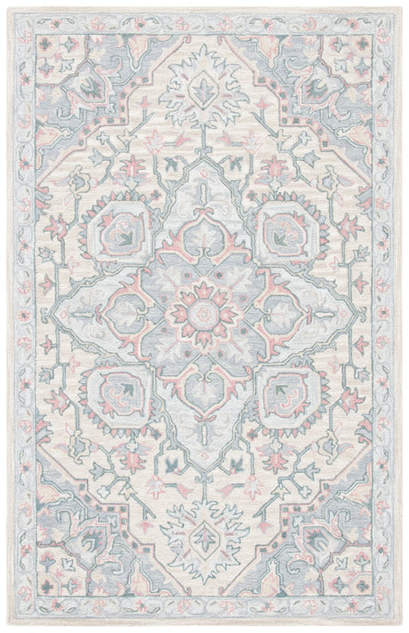 Safavieh Heritage 4'-0" x 6'-0" Rug in Beige / Blue