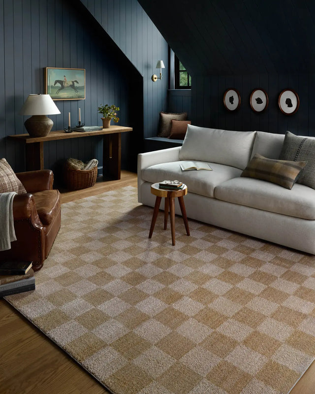 Chris Loves Julia x Loloi Calvin CLV-01 Wheat / Ivory Rug - room scene 3