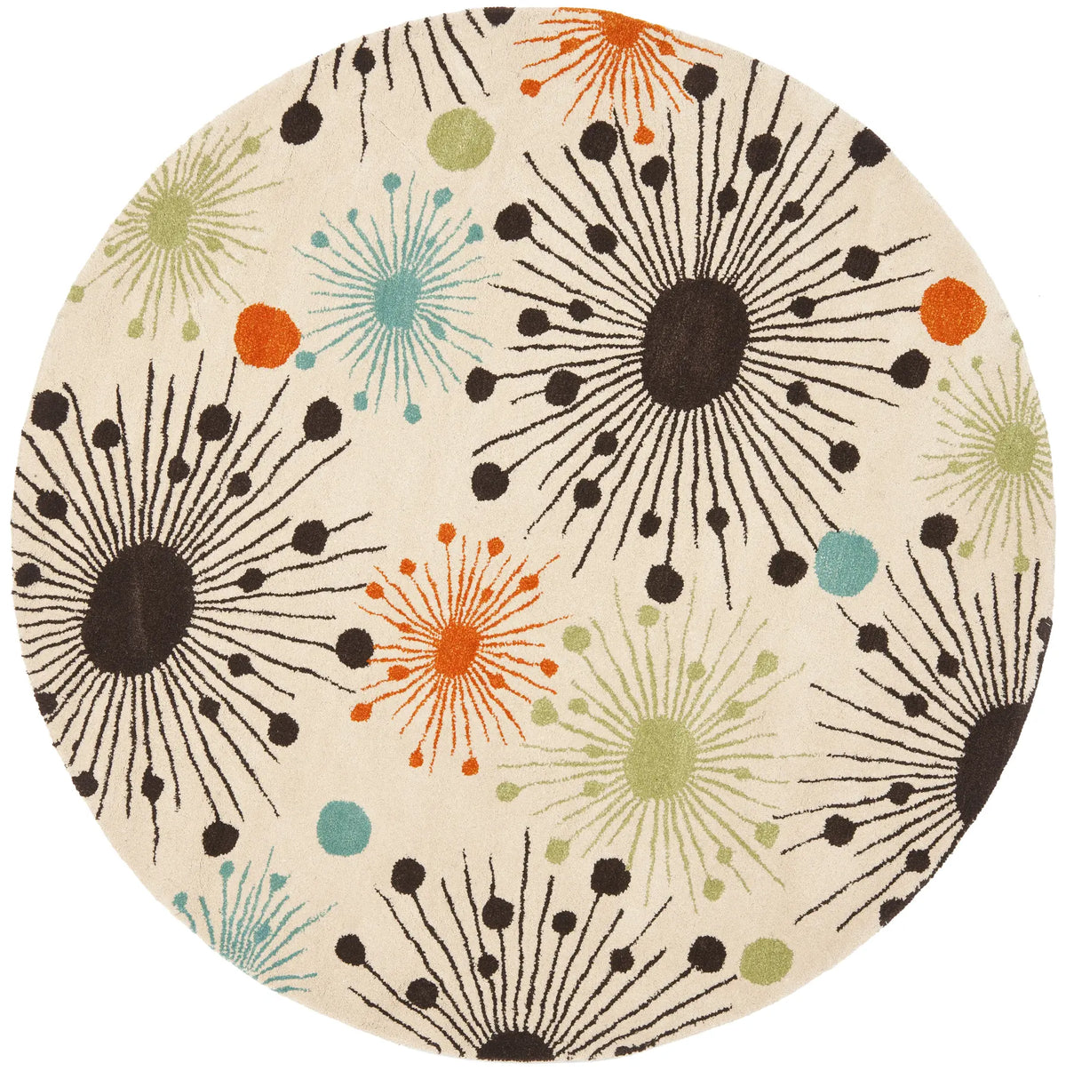 Safavieh Soho 6'-0" x 6'-0" Rug in Ivory / Multi