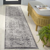 Safavieh Vintage Tabriz 2'-0" x 8'-0" Rug in Grey / Charcoal