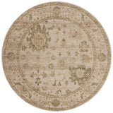Loloi Willa WIA-09 Dove / Forest Power Loomed Rug - round flat