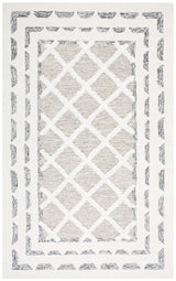 Safavieh Casablanca 4'-0" x 6'-0" Rug in Grey / Ivory