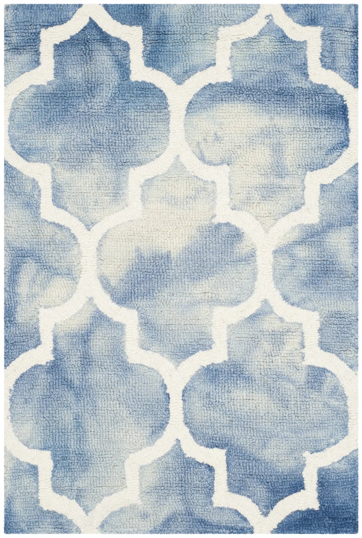 Safavieh Dip Dye 2'-0" x 3'-0" Rug in Blue / Ivory