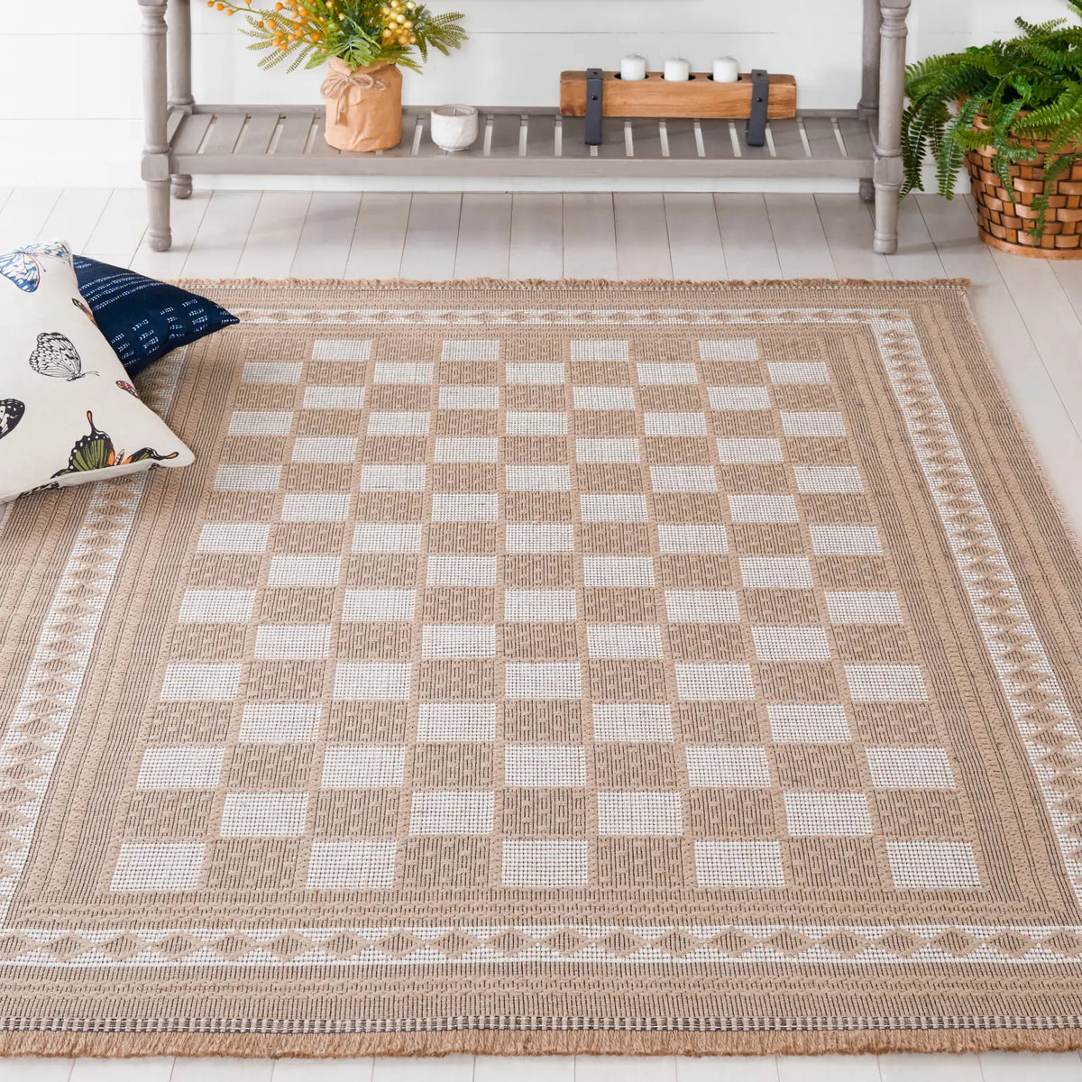 Safavieh Aspect 4'-0" x 6'-0" Rug in Natural / Ivory