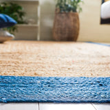 Safavieh Natural Fiber 4'-0" x 6'-0" Rug in Natural / Blue