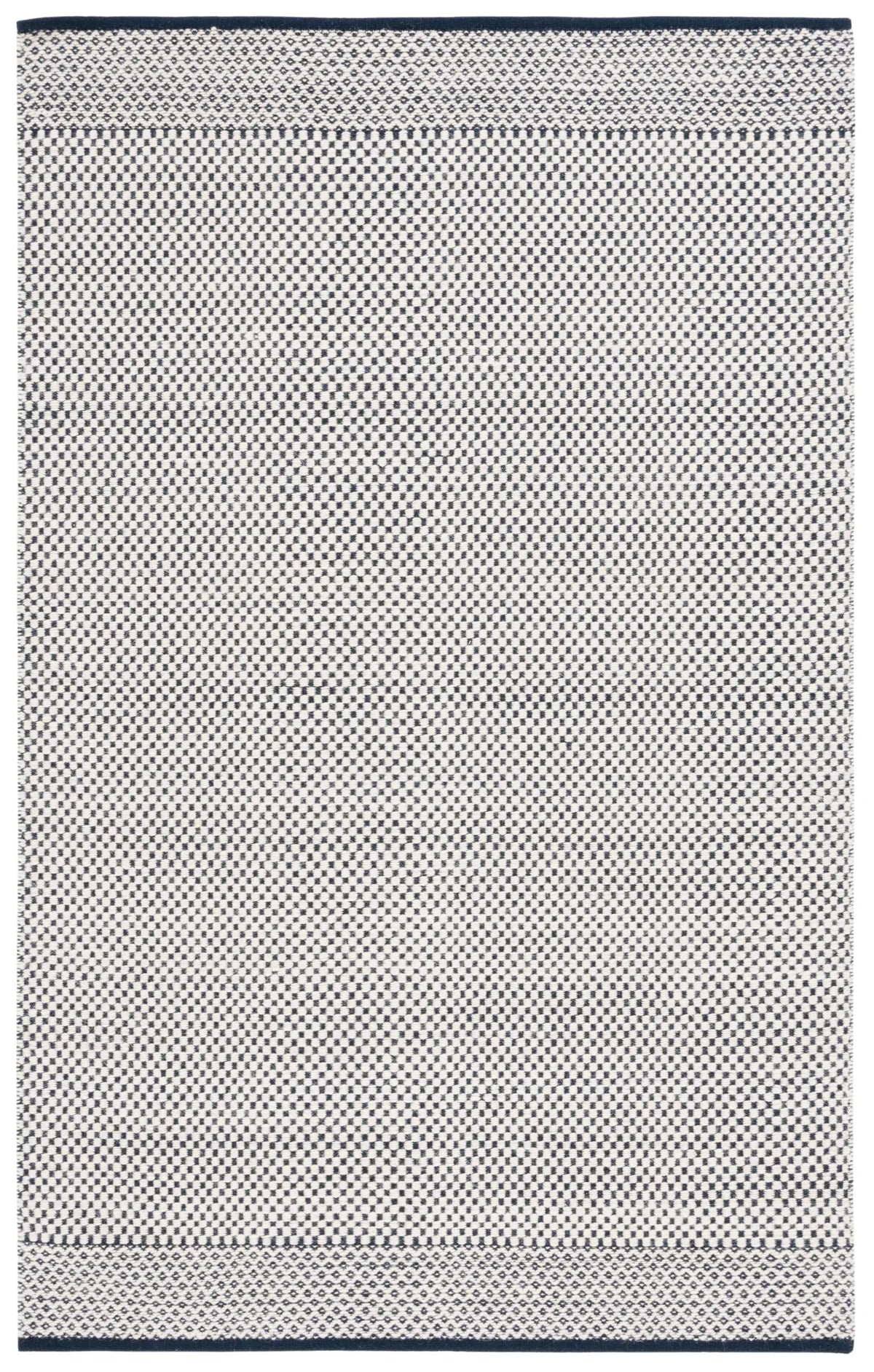 Safavieh Vermont 4'-0" x 6'-0" Rug in Navy / Ivory