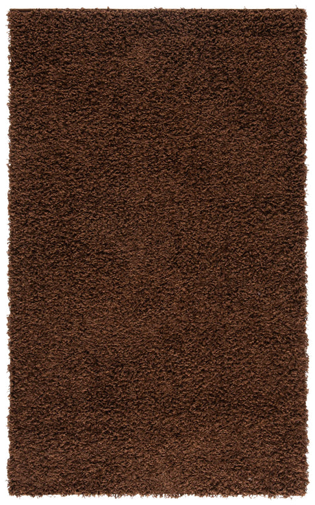 Safavieh Sga-Athens Shag 3'-0" x 5'-0" Rug in Brown
