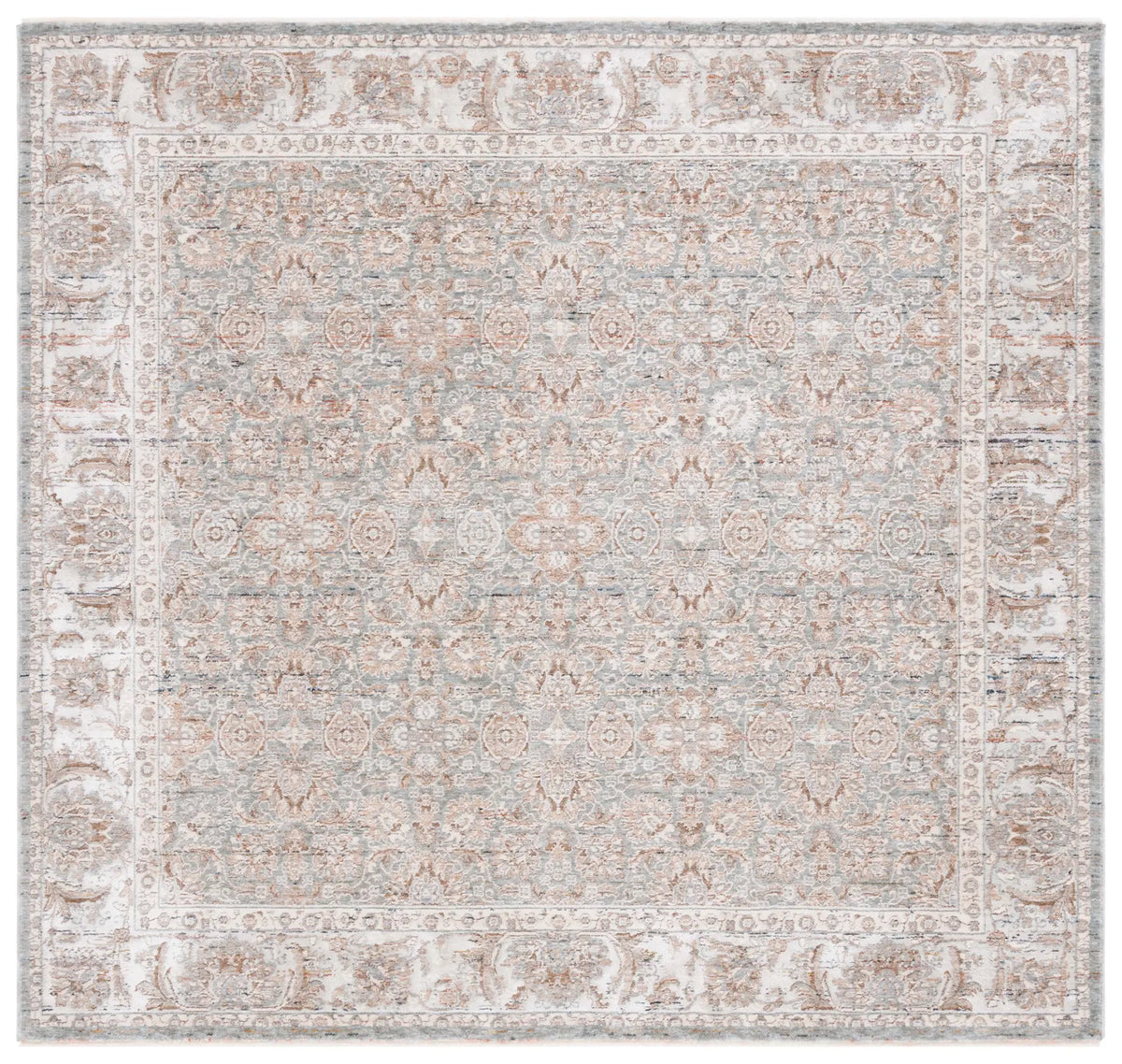 Safavieh Harlow 6'-3" x 6'-3" Rug in Ivory Grey / Sage