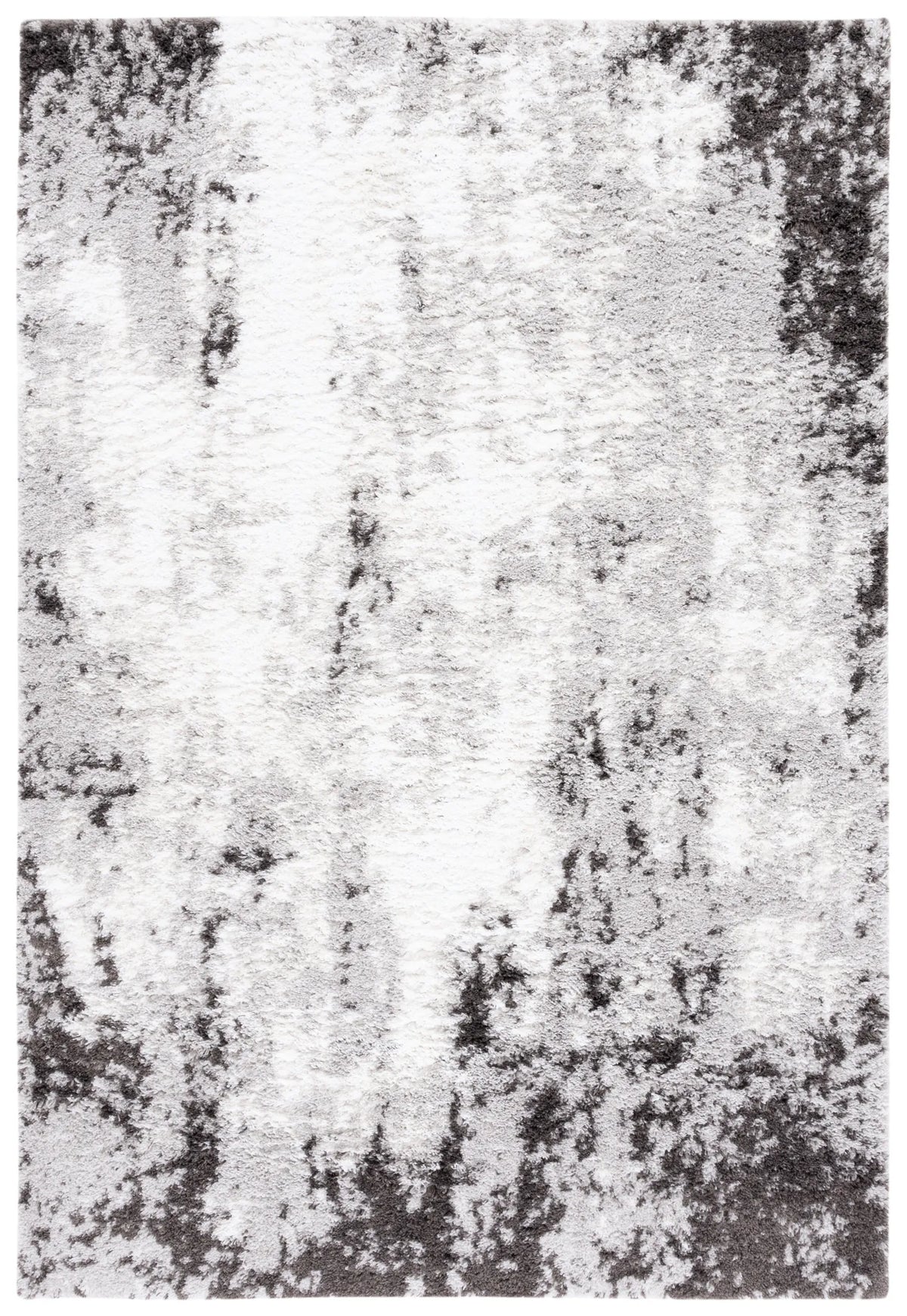 Safavieh Berber Shag 4'-5" x 6'-5" Rug in Grey / Dark Grey