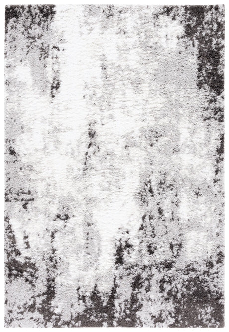 Safavieh Berber Shag 4'-5" x 6'-5" Rug in Grey / Dark Grey