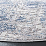 Safavieh Amelia 700 5'-3" x 5'-3" Rug in Blue / Grey