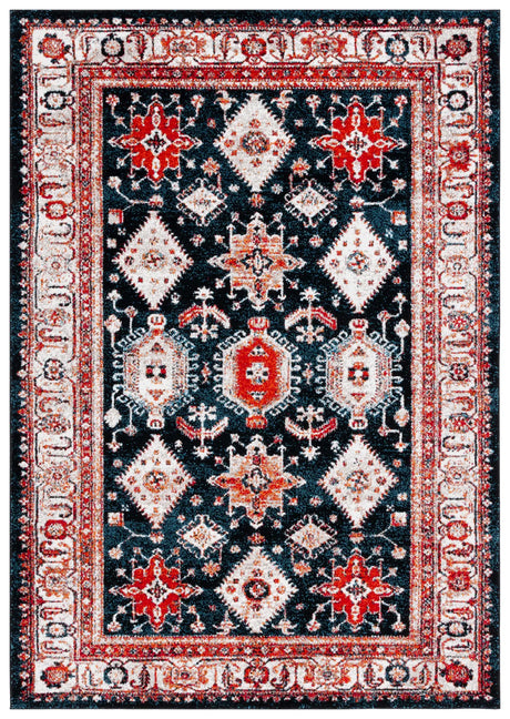 Safavieh Vintage Hamadan 4'-0" x 6'-0" Rug in Ivory / Blue