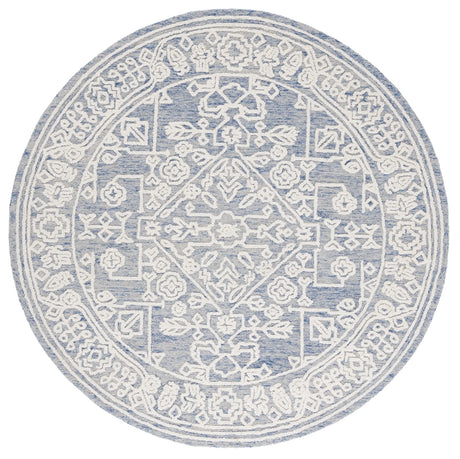 Safavieh Metro 6'-0" x 6'-0" Rug in Blue / Ivory