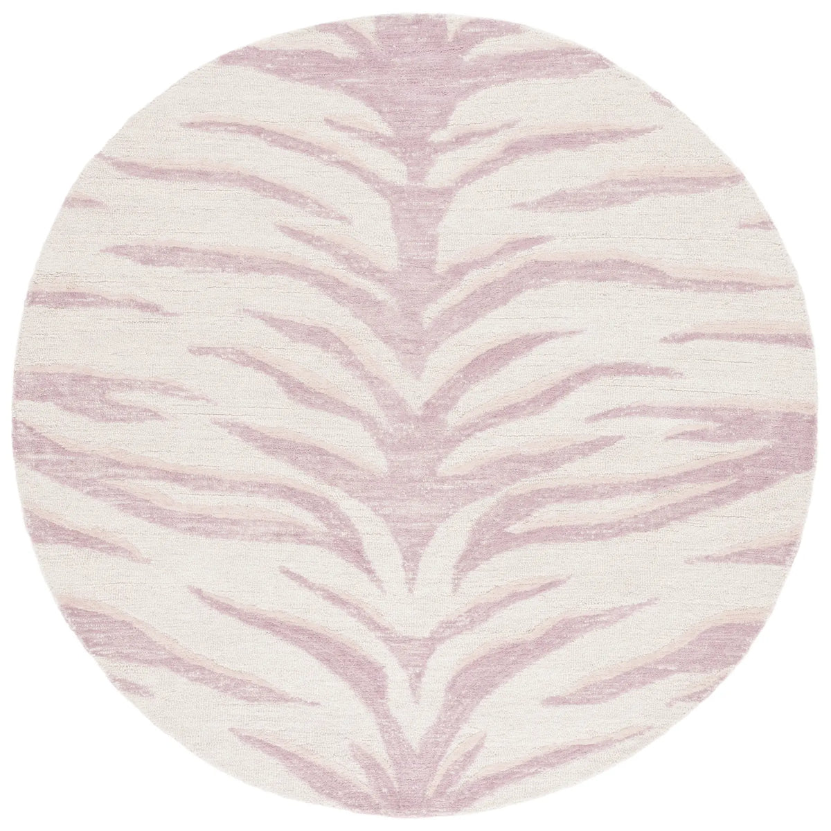 Safavieh Ebony 6'-0" x 6'-0" Rug in Pink / Ivory