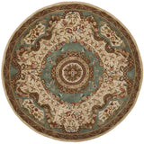 Safavieh Classic 6'-0" x 6'-0" Rug in Ivory / Light Blue