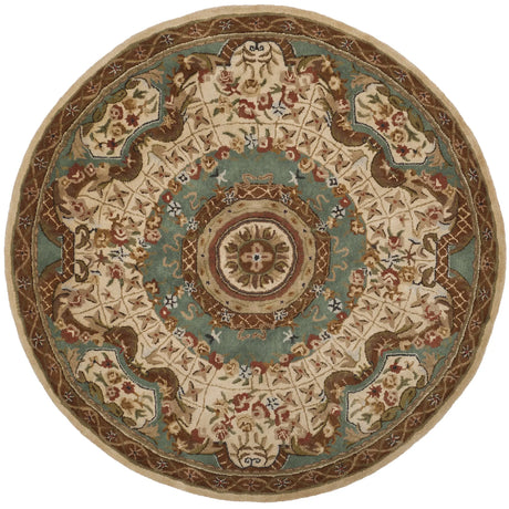 Safavieh Classic 6'-0" x 6'-0" Rug in Ivory / Light Blue