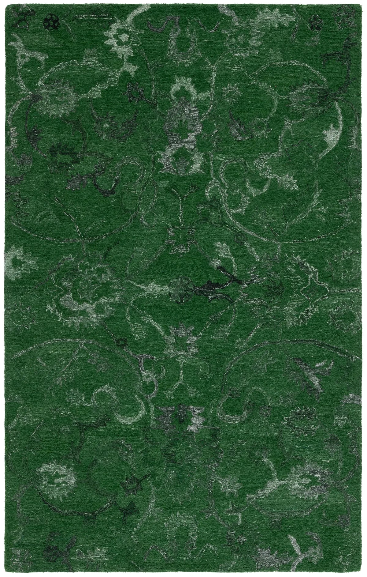 Safavieh Anatolia 4'-0" x 6'-0" Rug in Dark Green