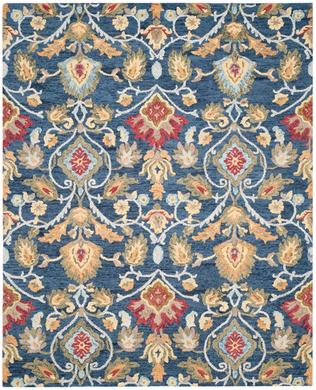 Safavieh Blossom 10'-0" x 14'-0" Rug in Navy / Multi