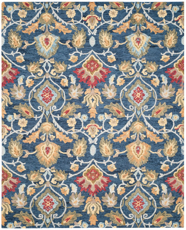 Safavieh Blossom 10'-0" x 14'-0" Rug in Navy / Multi