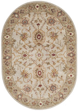 Safavieh Antiquity 4'-6" x 6'-6" Rug in Grey Beige / Sage