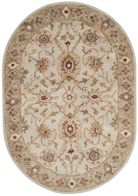 Safavieh Antiquity 4'-6" x 6'-6" Rug in Grey Beige / Sage