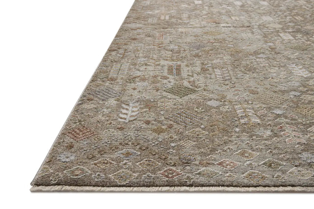 Loloi Aylin AYL-09 Mushroom / Multi Rug - rug corner