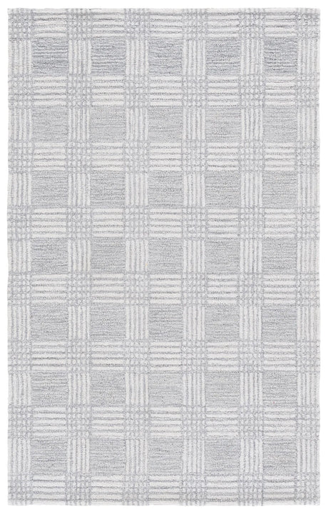 Safavieh Ebony 3'-0" x 5'-0" Rug in Light Grey / Ivory