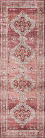 Loloi Heidi Hei-03 Sunset/Natural Rugs - runner flat
