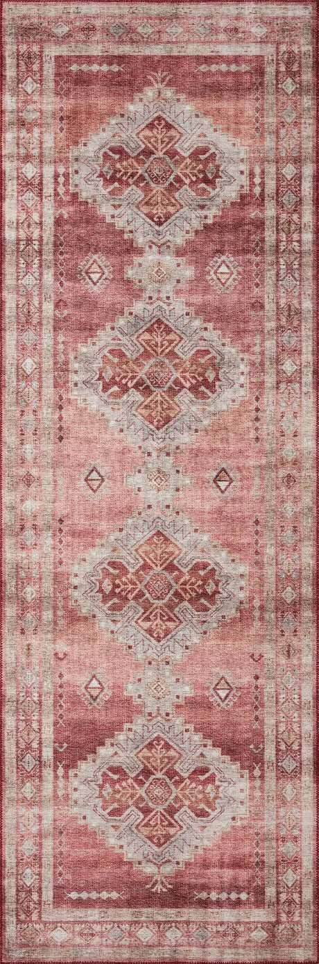 Loloi Heidi Hei-03 Sunset/Natural Rugs - runner flat