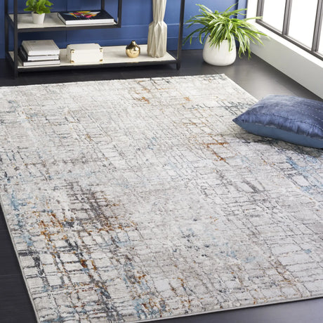 Safavieh Meadow 500 4'-0" x 6'-0" Rug in Grey / Blue