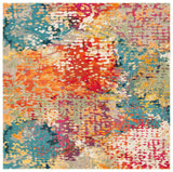 Safavieh Madison 6'-7" x 6'-7" Rug in Ivory / Multi