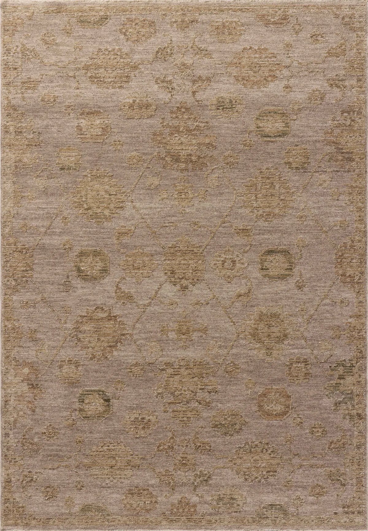 Loloi Willa WIA-10 Stone / Multi Power Loomed Rug - main flat