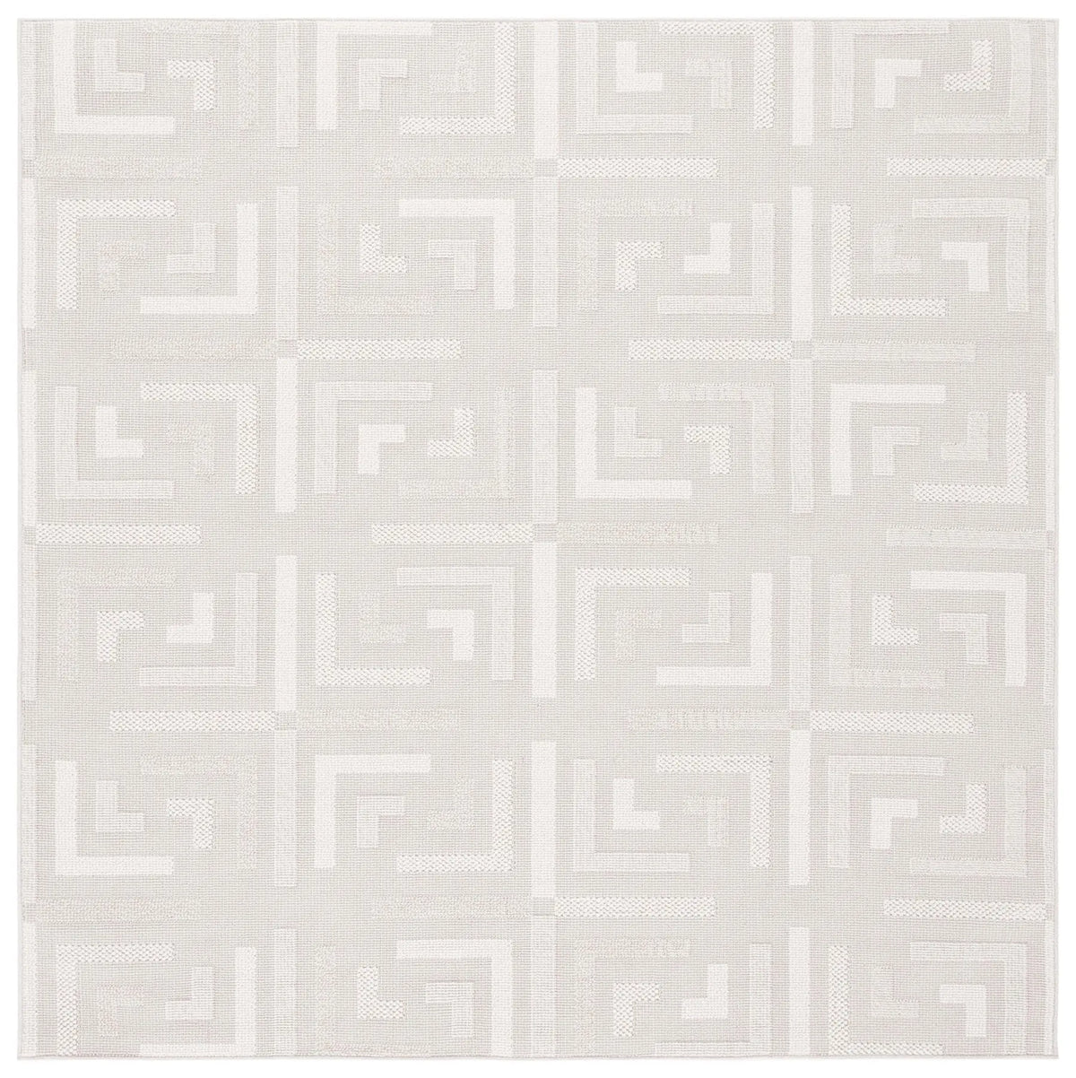 Safavieh Trends 6'-7" x 6'-7" Rug in Beige / Ivory