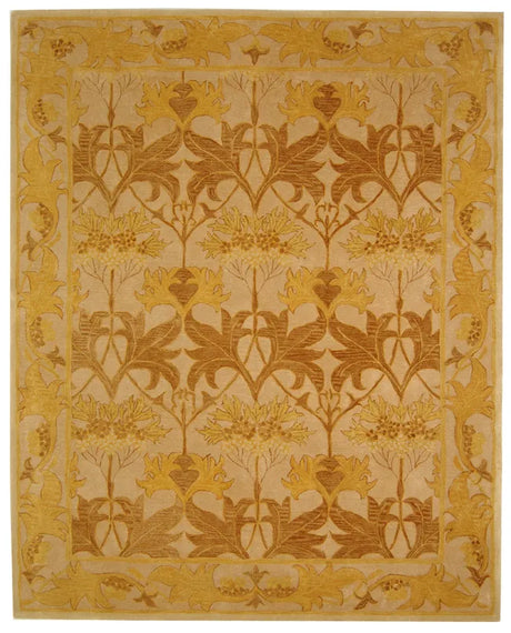 Safavieh Anatolia 9'-6" x 13'-6" Rug in Beige / Gold