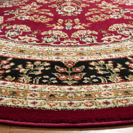 Safavieh Lyndhurst 5'-3" x 5'-3" Rug in Red / Black