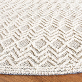 Safavieh Trace 6'-0" x 6'-0" Rug in Grey / Black