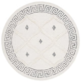 Safavieh Casablanca 6'-0" x 6'-0" Rug in Ivory / Black