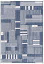 Safavieh Beach House 4'-0" x 6'-0" Rug in Navy / Ivory
