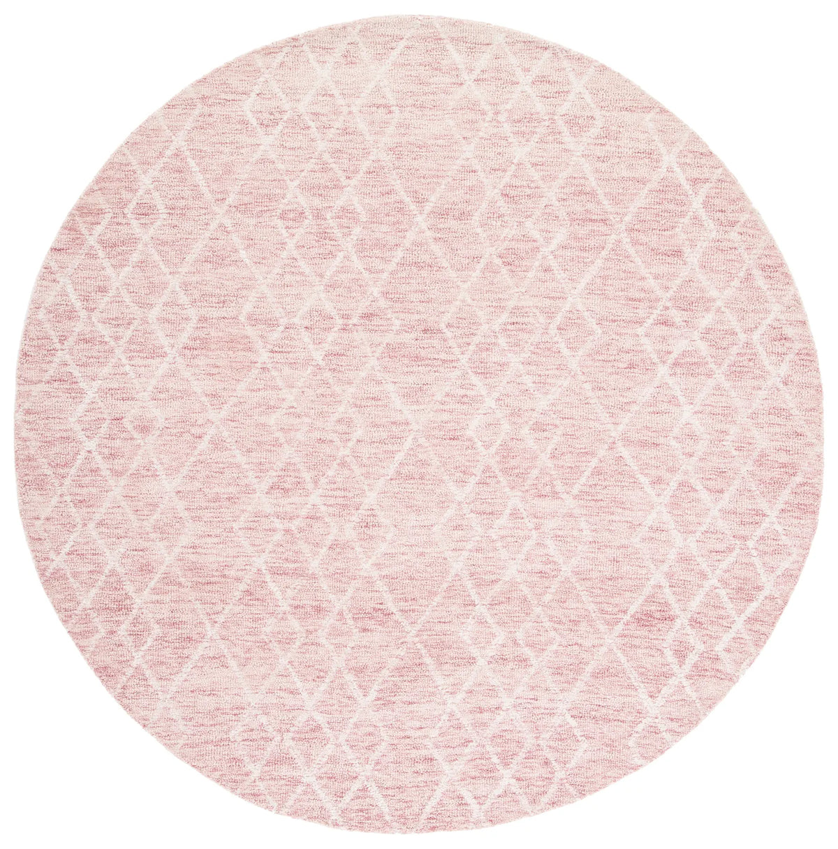 Safavieh Metro 6'-0" x 6'-0" Rug in Pink / Ivory