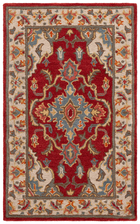 Safavieh Antiquity 3'-0" x 5'-0" Rug in Red / Grey