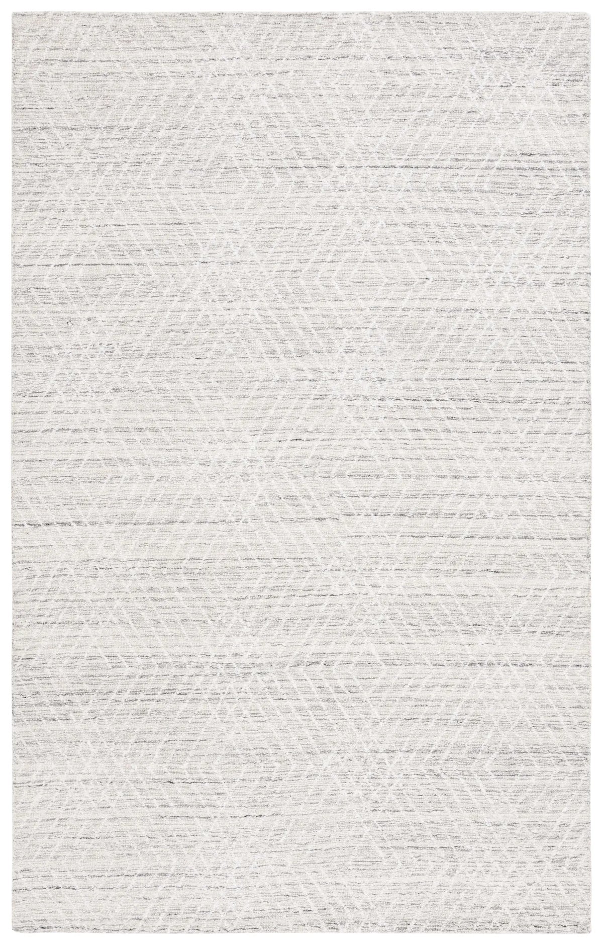 Safavieh Abstract 4'-0" x 6'-0" Rug in Silver / Ivory