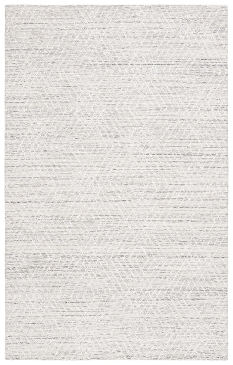 Safavieh Abstract 4'-0" x 6'-0" Rug in Silver / Ivory