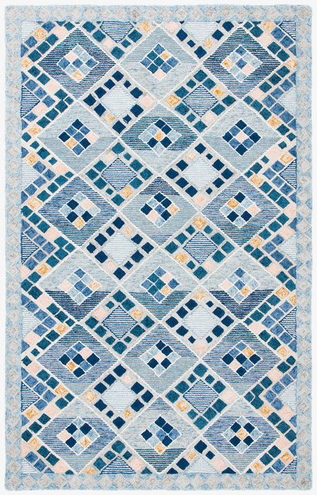 Safavieh Soho 4'-0" x 6'-0" Rug in Navy / Blue