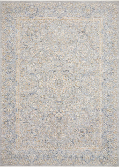 Loloi Pandora Pan-01 Stone / Gold Rugs - main flat