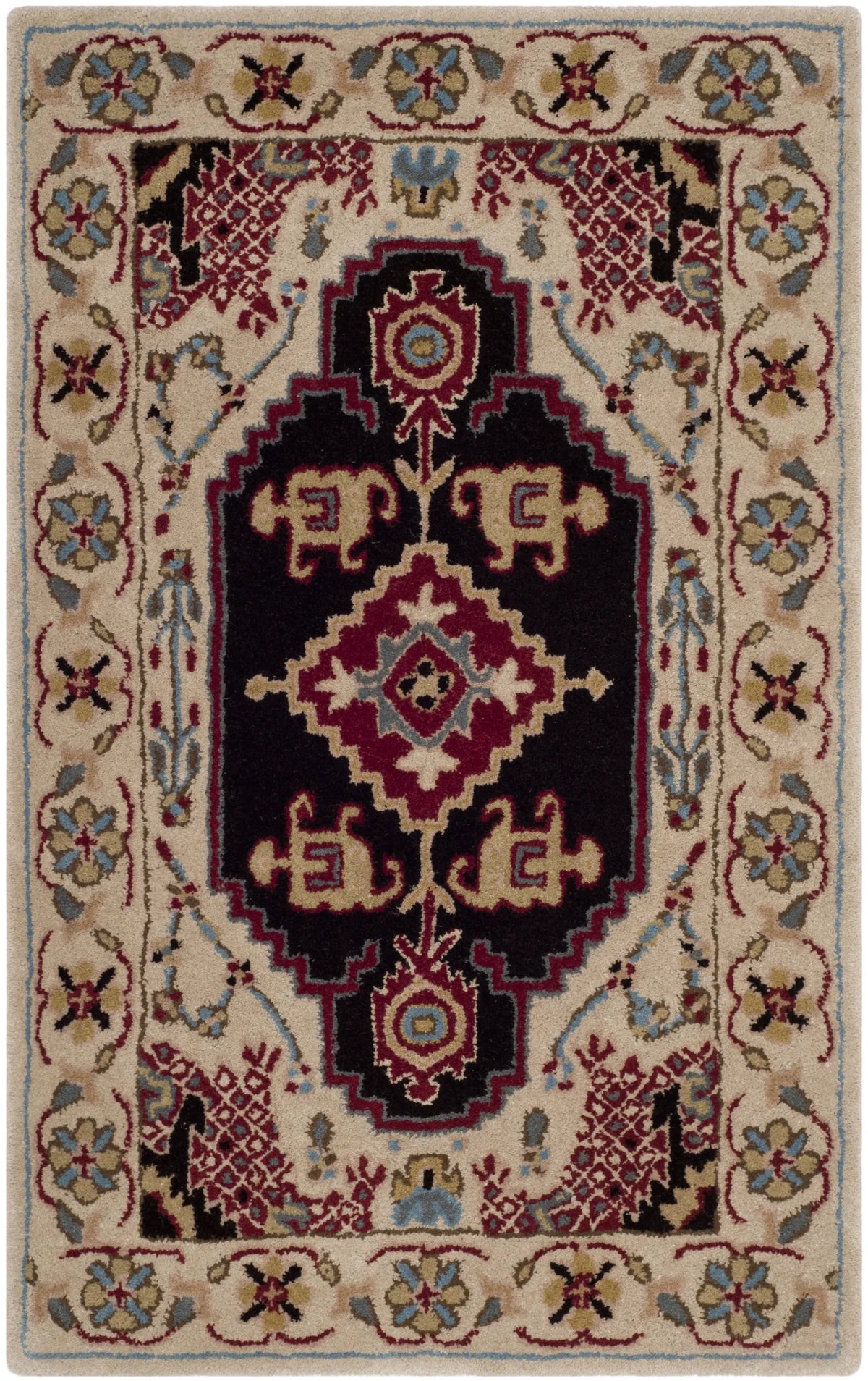 Safavieh Bellagio 2'-6" x 4'-0" Rug in Beige / Black